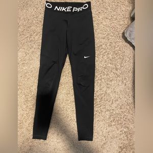 black nike legging with mesh